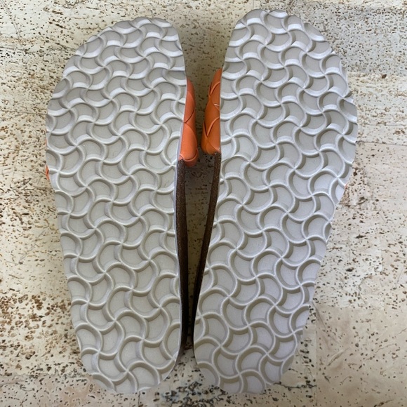 MIZ MOOZ Brown Orange Woven Rope Slide Sandals Size 42 - Picture 5 of 6